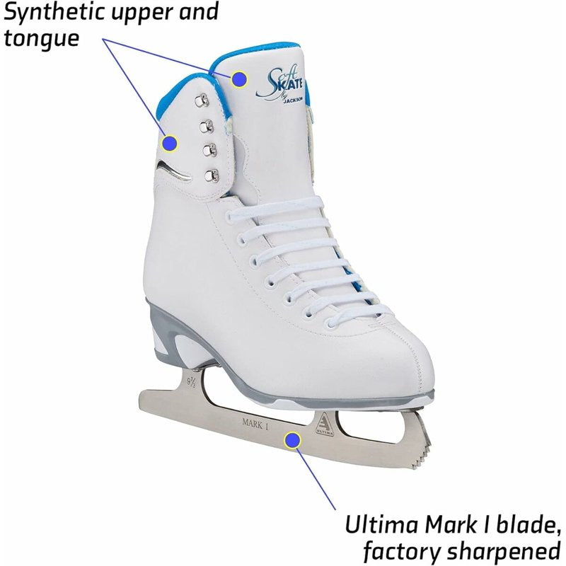 Recreational Ice Skates for Women with Support and Stylish Design