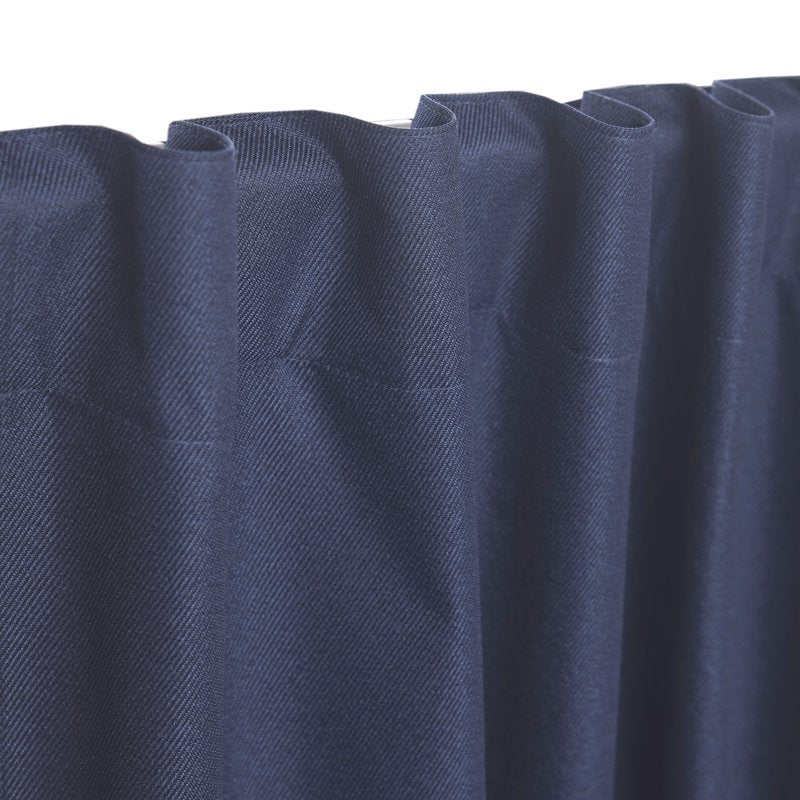 Blackout Curtain Panel Pair - Solid Rod Pocket with Back Tabs, 30x95 inches