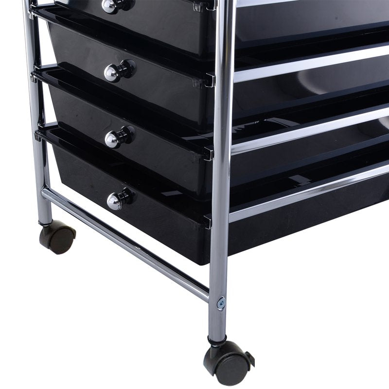 10 Drawer Scrapbook and Storage Cart with Wheels - Multi-Use Organizer