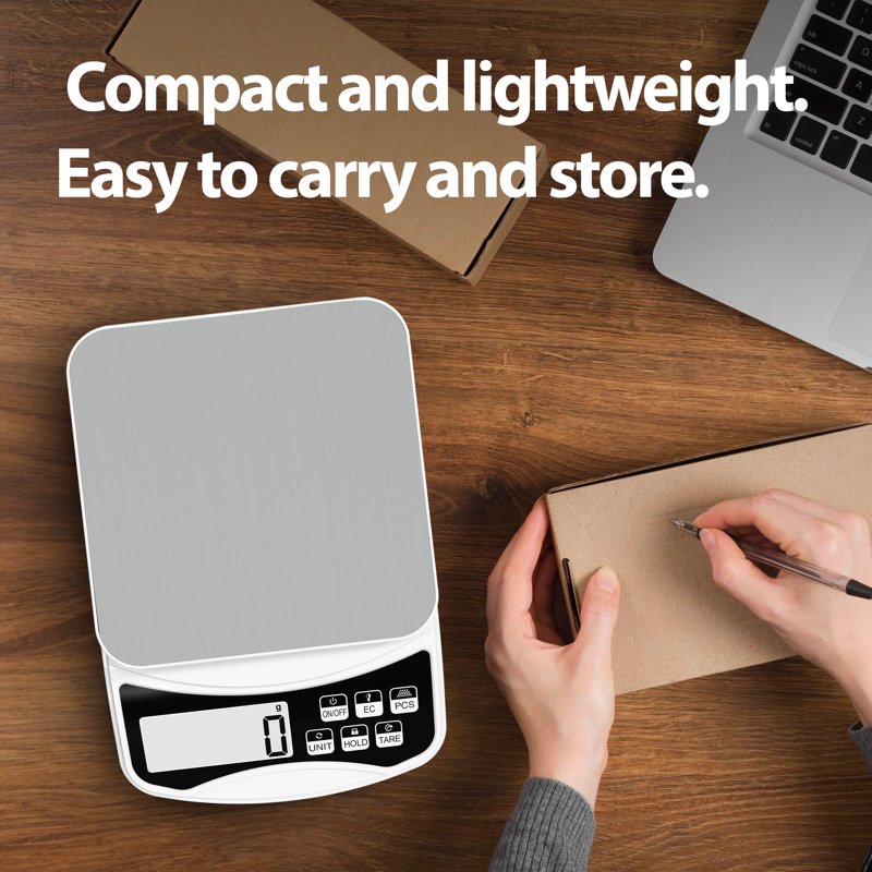 Digital Postal Scale 66 lb Capacity with LCD Display for Small Business