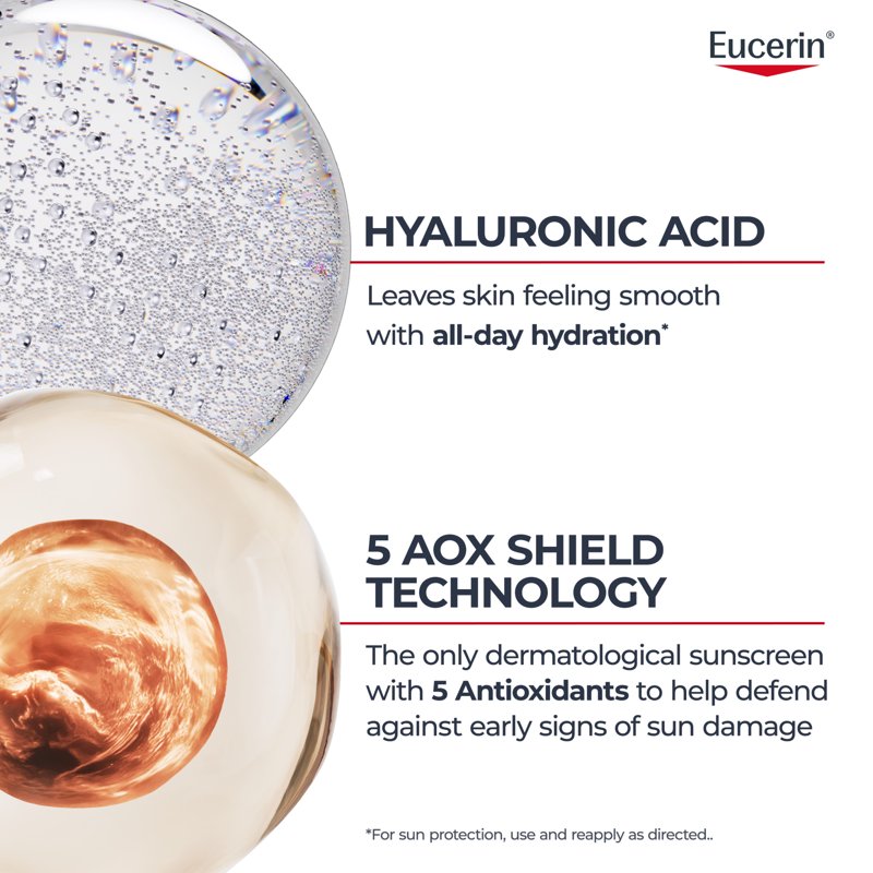 SPF 50 Face Sunscreen Lotion with Hyaluronic Acid - Youthful Skin Support
