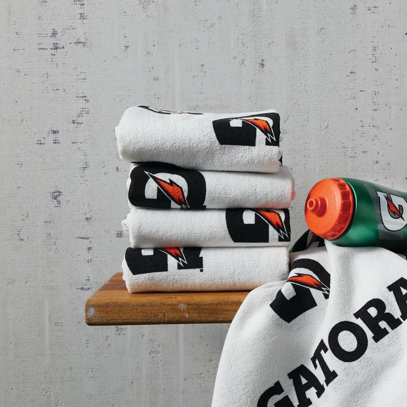 Unisex Football Towels Cotton White 24 x 42 Inch Sports Sweat Absorbing Towel