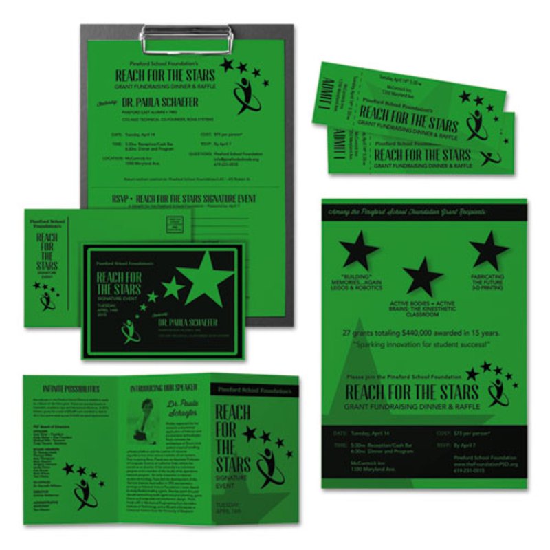 Bright Green 65 lbs. 8.5 x 11 Inch Colored Cardstock - Pack of 250