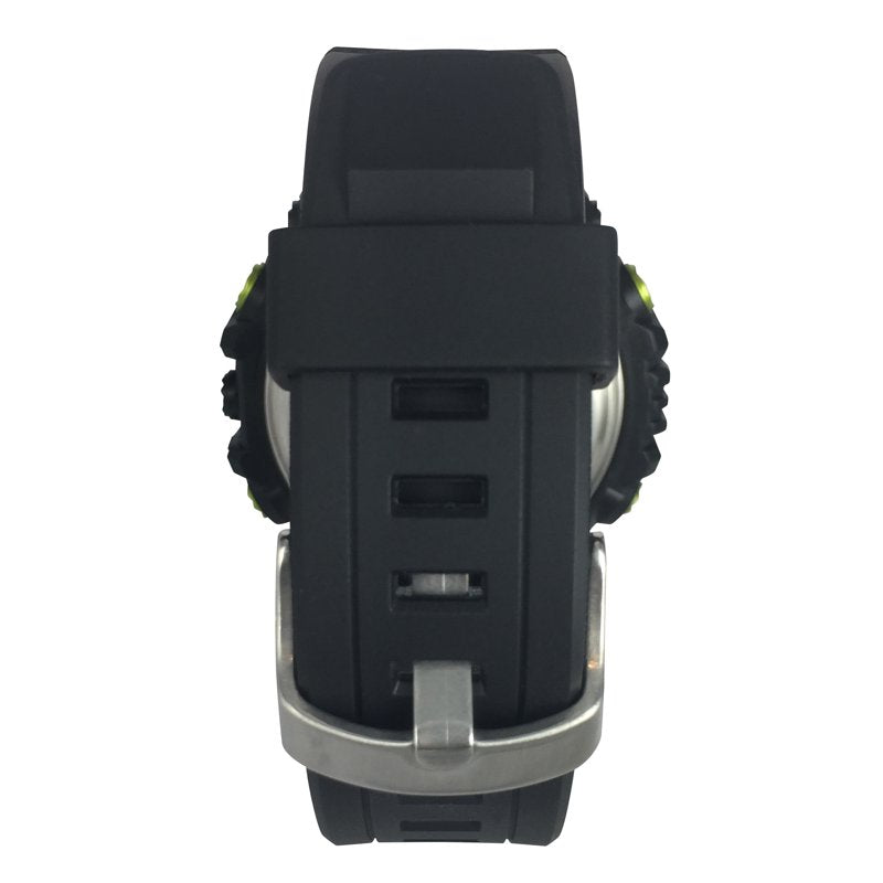Digital Sport Wristwatch with Water Resistance and Neon Accents