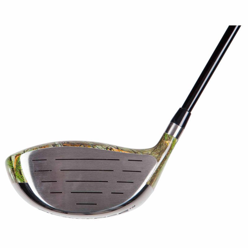 Golf Driver with Realtree Finish - Pinemeadow Real Tree Men’s Titanium Head, Black/Orange