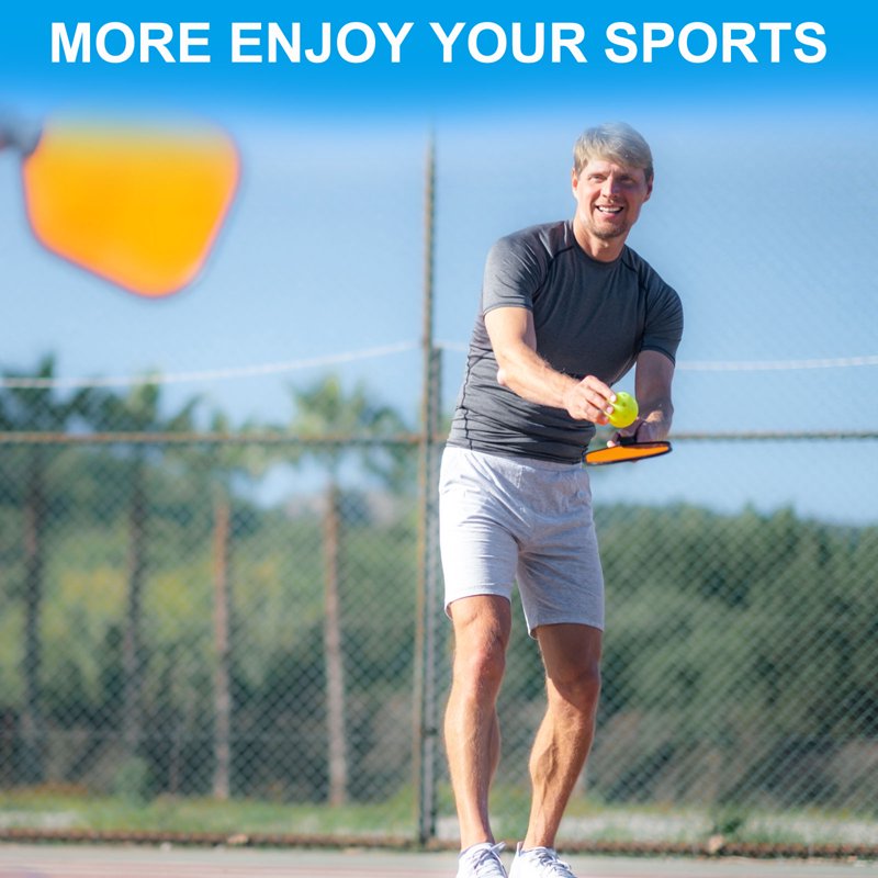 Pickleball Ball Retriever Set, Silicone Upper Suction Cup Grabber - 4 Pack
