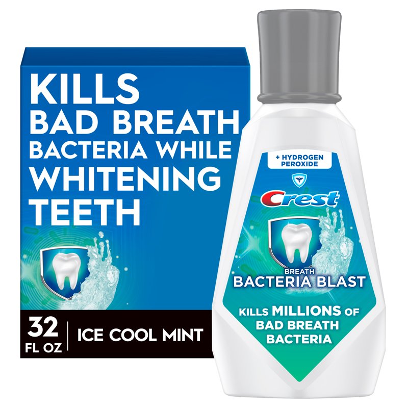 Mint Mouthwash for Bad Breath & - 32 fl oz, Pack of 6