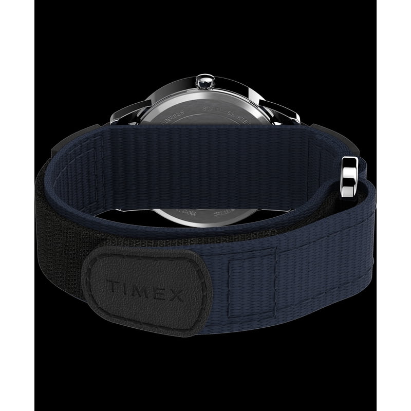 Timex Men's Dress Fast Wrap Strap Watch with Blue Dial and Water Resistance