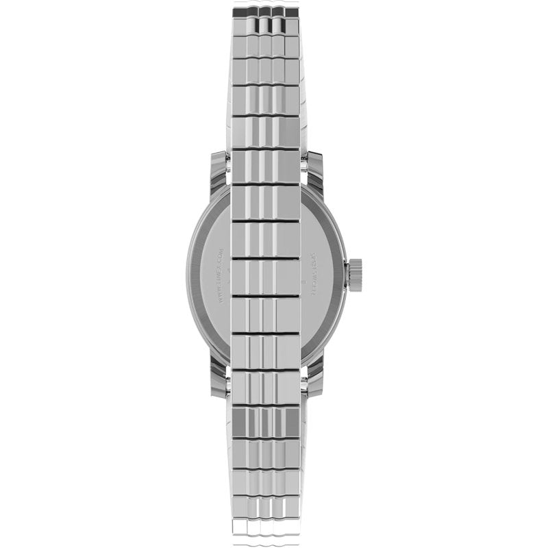 Timex Women's Cavatina Silver-Tone 18mm Watch with Mother of Pearl Dial