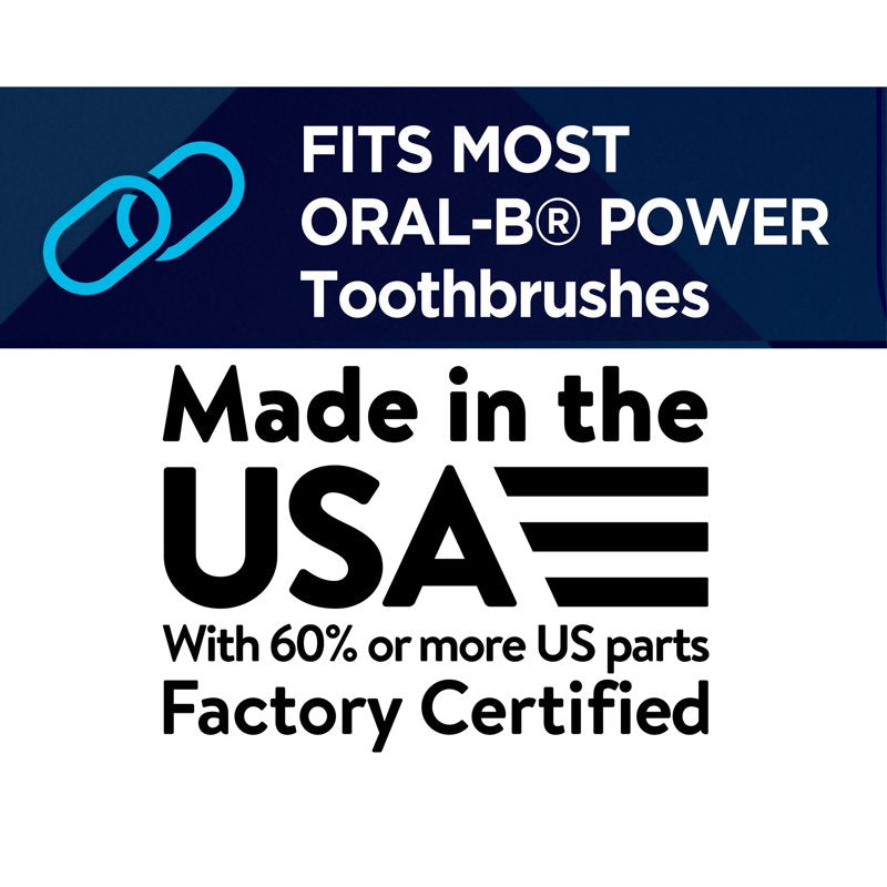 Electric Toothbrush Replacement Heads - 8 Count, Multi-Level Bristle Design