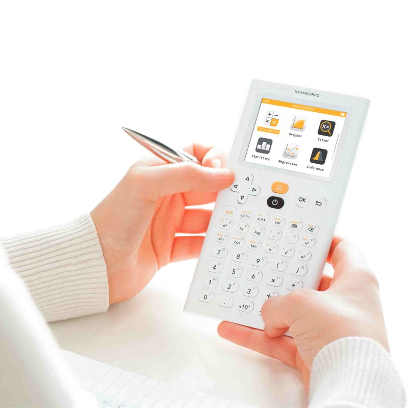 NumWorks Graphing Calculator with Color Screen & Python Programming