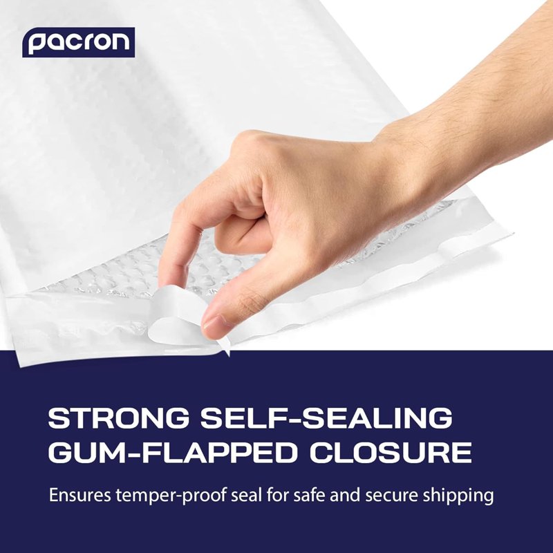 Poly Bubble Mailers 12.5x19 Inch Waterproof Self-Sealing Padded Envelopes Bulk Pack
