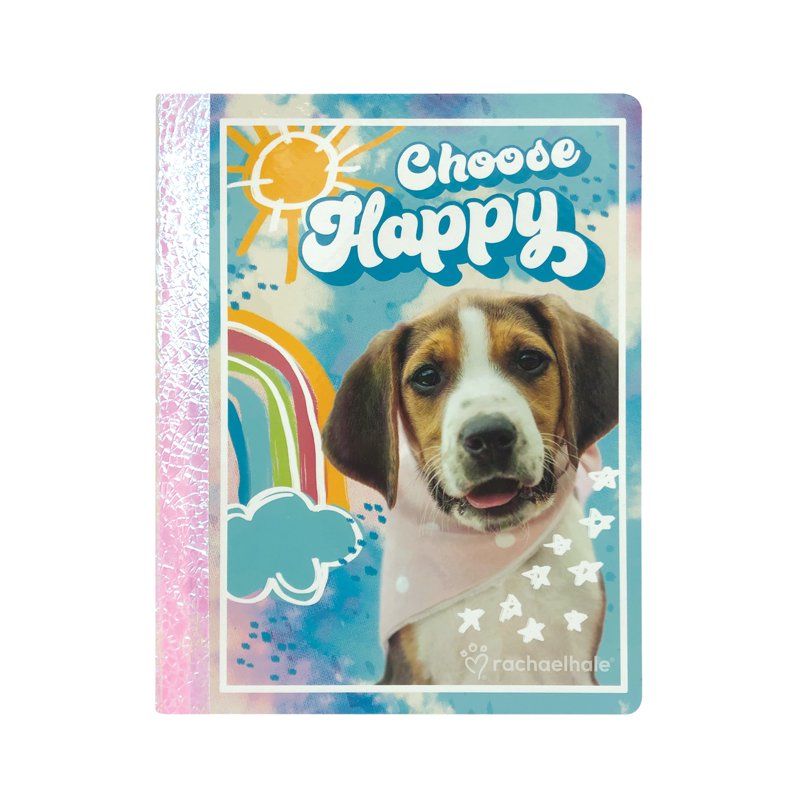 Cat Dog Hardcover Composition Book Set - Wide Ruled 4 Pack