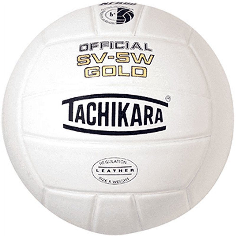 Leather Volleyball - 5V-5W Official Size & Weight for Training & Recreation