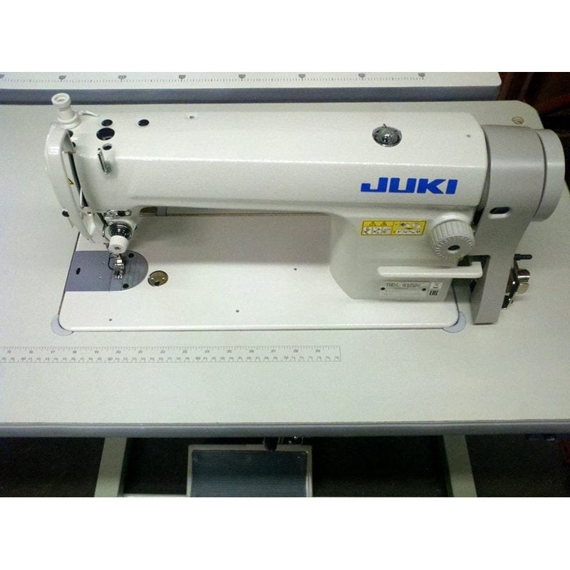 Heavy-Duty Industrial Straight Stitch Sewing Machine with Table and Servo Motor