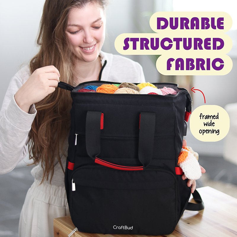Crochet Kit for Beginners with Yarn & Storage Backpack - All Variants