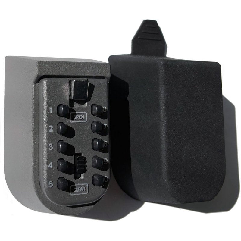 Outdoor Wall Mount Key Lock Box with Combination Lock, Waterproof Metal Storage