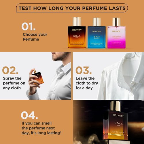 BellaVita Luxury CEO Man & G.O.A.T. Eau De Parfum Combo for Men | Long-Lasting Fragrances with Citrus, Lavender, Patchouli & Agarwood | Vegan & Cruelty-Free | Gift Set for Men