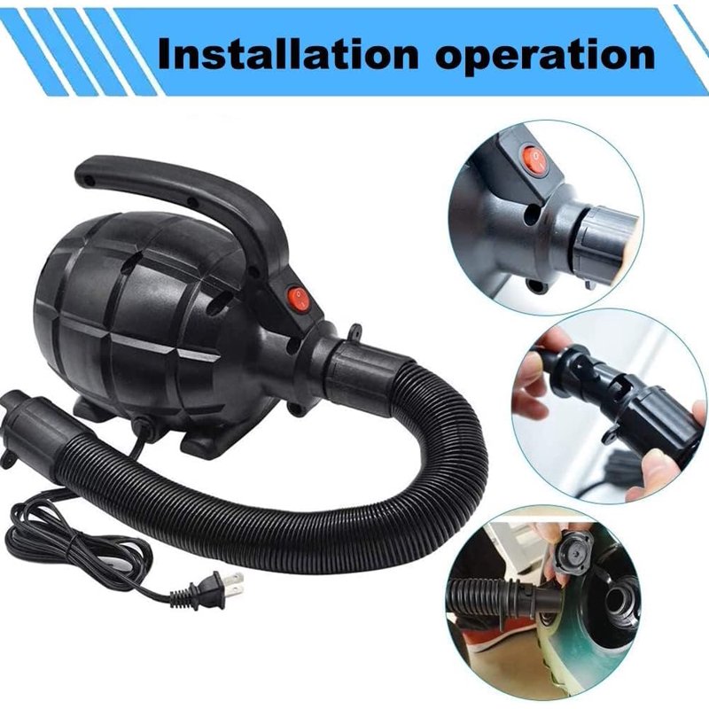 Electric Air Pump for Inflatable Pools Boats Rafts - 110V High-Speed Compressor