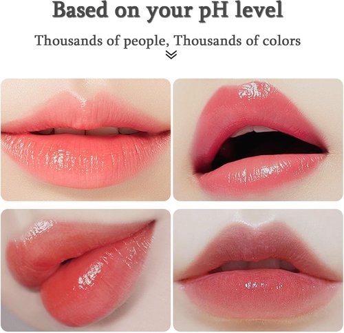 Calyphra Revulve True Tone Lipstick, Transferproof Color Changing Lipstick, Gold Crystal Color Changing Lip Stick, PH Color Changing Long Lasting Moisturizing Lip Gloss (1pc)