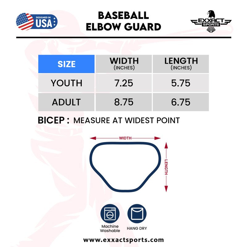 Baseball & Softball Elbow Guard Youth & Adult Impact Shield Protection