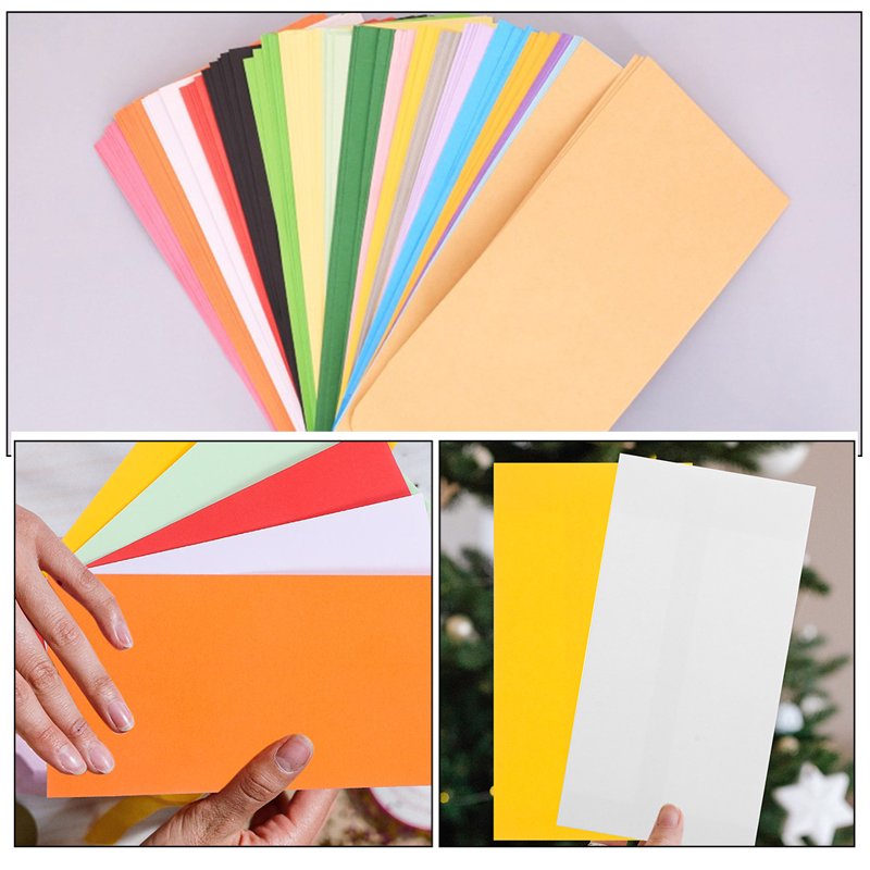 50 Pack Colored Paper Envelopes for Budgeting & Gift Packaging