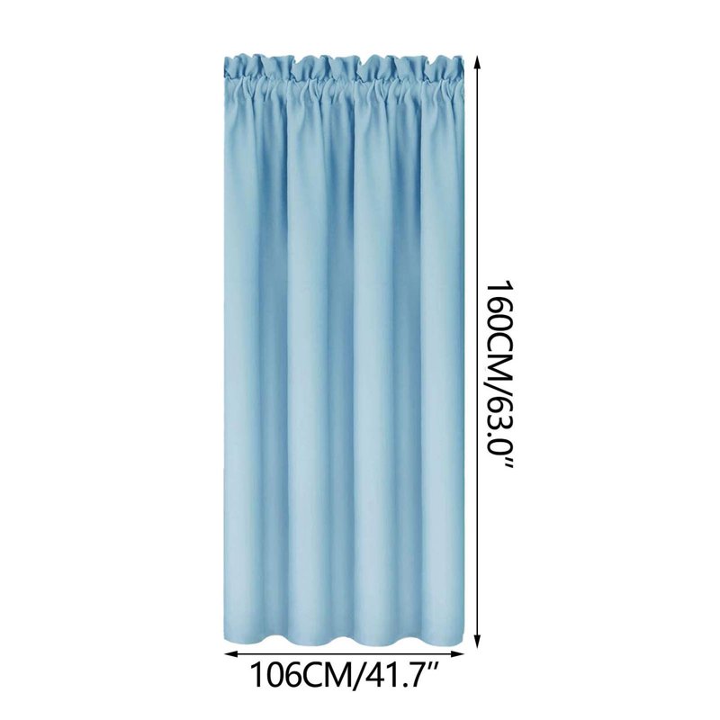 Blackout Curtains for Bedroom Living Room Thermal Insulated Room Darkening 2 Panels Set