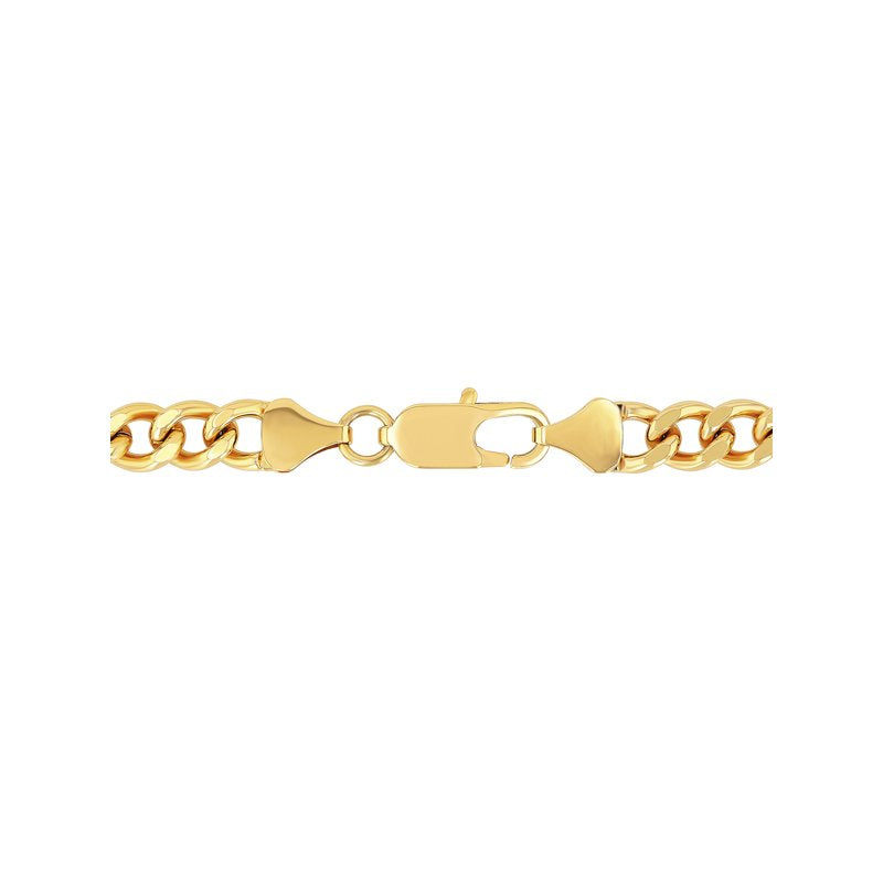 Men's Gold-Tone Stainless Steel Figaro Chain Necklace 20-24 Inch