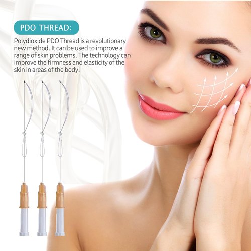 ESTEVO PDO Mono Threads Lift, for Face and Body PDO Thread For Skin Tightening and Reduce Wrinkle (20PCS-27G*60mm)