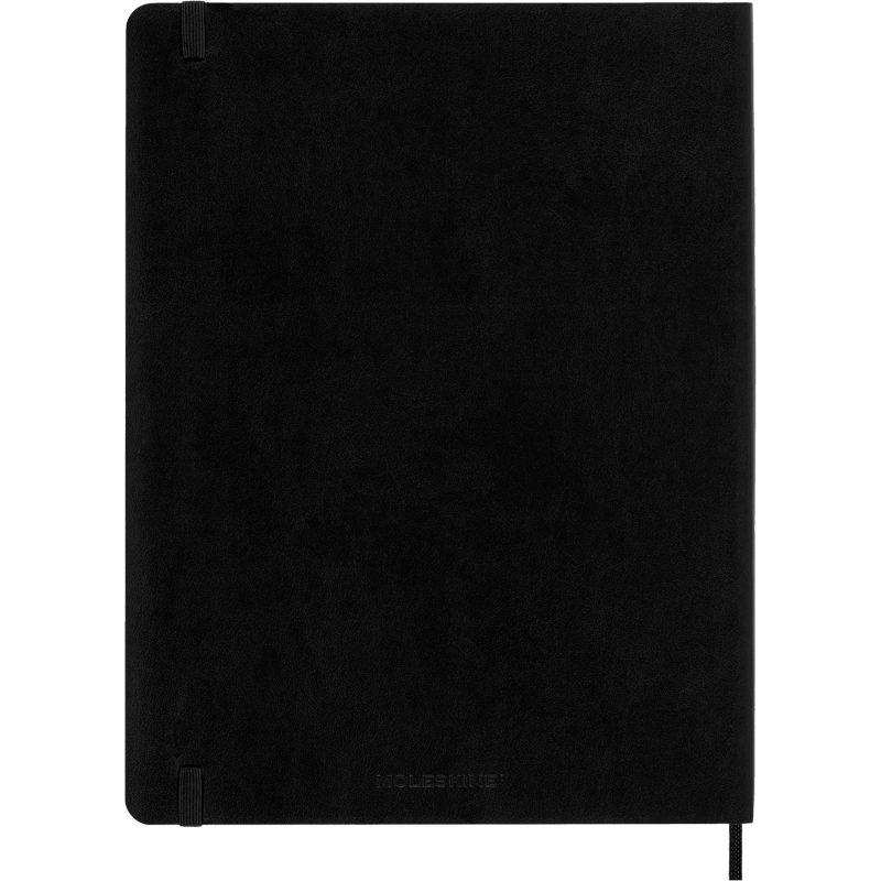 Moleskine Classic Notebook Soft Cover XL 7.5x9.75 Black