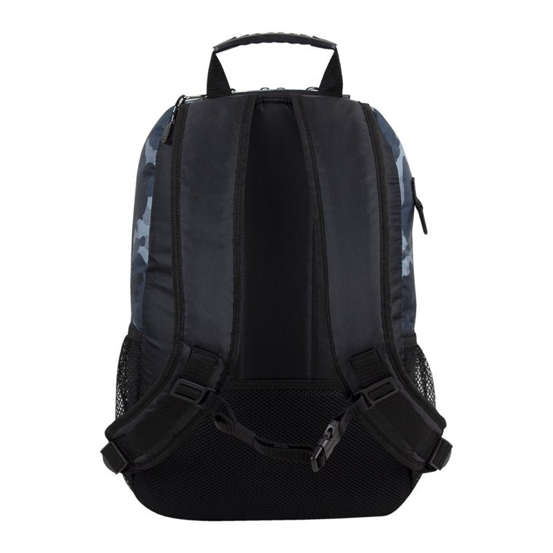 Unisex Dual Strap Skater Backpack with Laptop Compartment - Midnight Camo