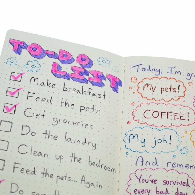 A5 Dot Grid Bullet Journal Set - 6 Soft Cover Notebooks for Planning and Creativity