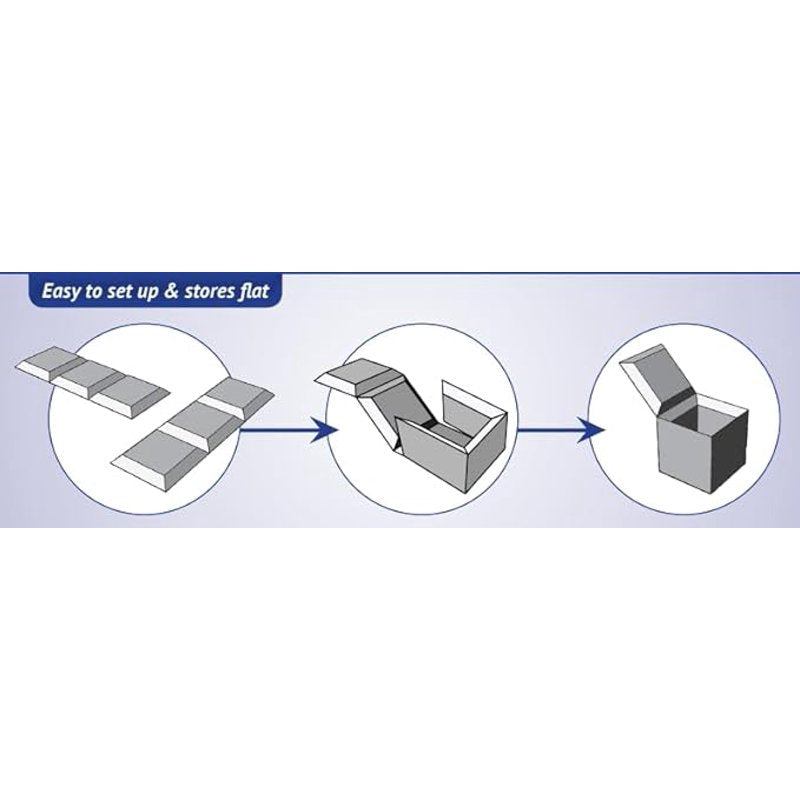 Insulated Shipping Cooler Pack of 2 – 11 x 9 x 9 Inches, Reusable Food & Temperature Shipping Box