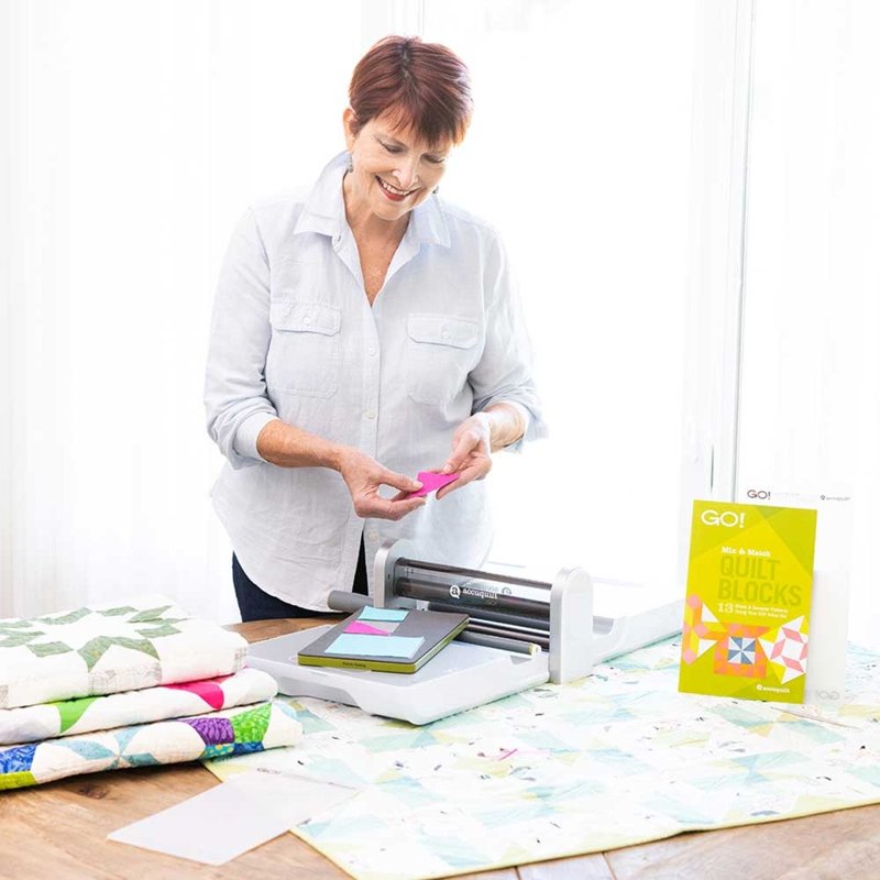 GO! Fabric Cutter Starter Set - Fast, Accurate Quilting Tool for Cotton & More