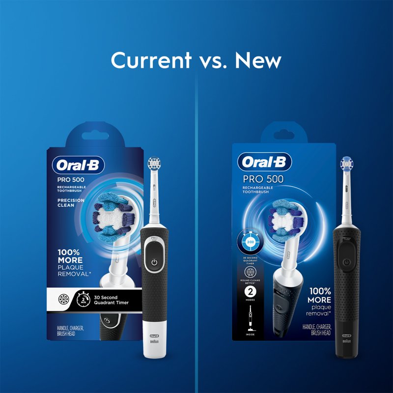 Rechargeable Electric Toothbrush for Adults & Kids - Black, 1 Count