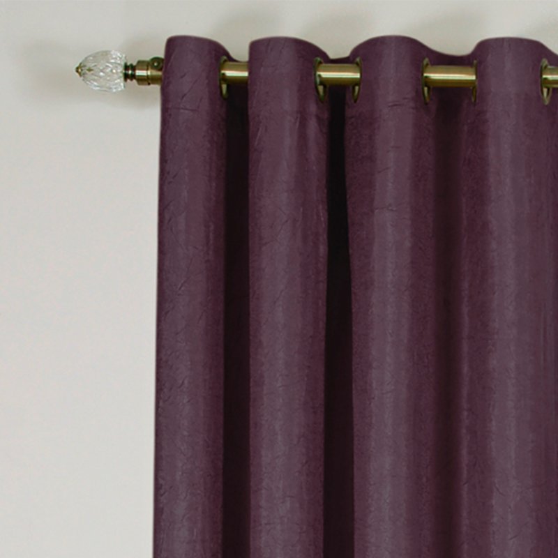 Lined Grommet Window Curtain Panel - Blackout, 50 Inch Wide, Multiple Lengths