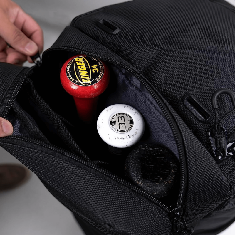 Baseball Bat Duffle Bag with Removable Bat Sleeve & Ventilated Cleat Compartment