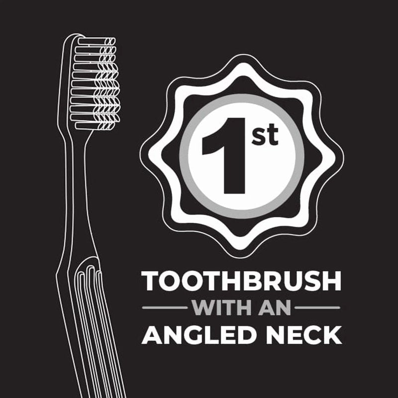 Multipack Angled Neck Toothbrush Set - Assorted Firm & Soft Bristles