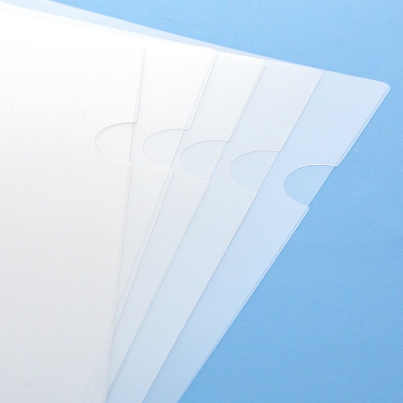 Clear Front Report Covers with Sliding Bar 3 Pack - Letter Size Organizer