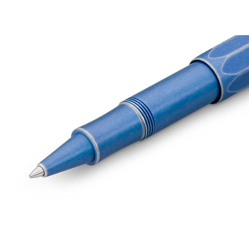Kaweco AL Sport Stonewashed Blue Rollerball Pen - Refillable, Compact, Elegant