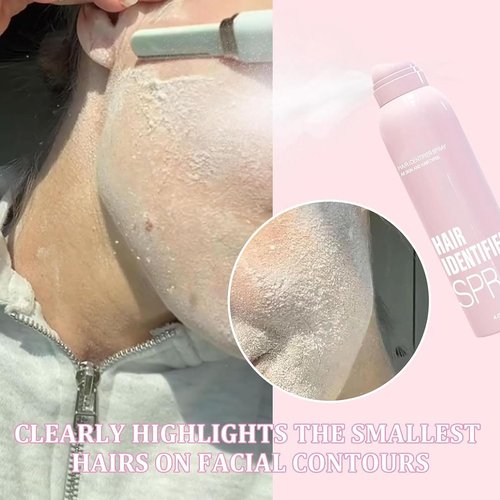 Hair Identifier Spray for Face Shaving, Hair Identifying Spray, Face Hair Identifier Spray, Skin Dermaplaning Spray for Face, Moisturizing and Skin Care Dermaplaner Spray (1pcs)