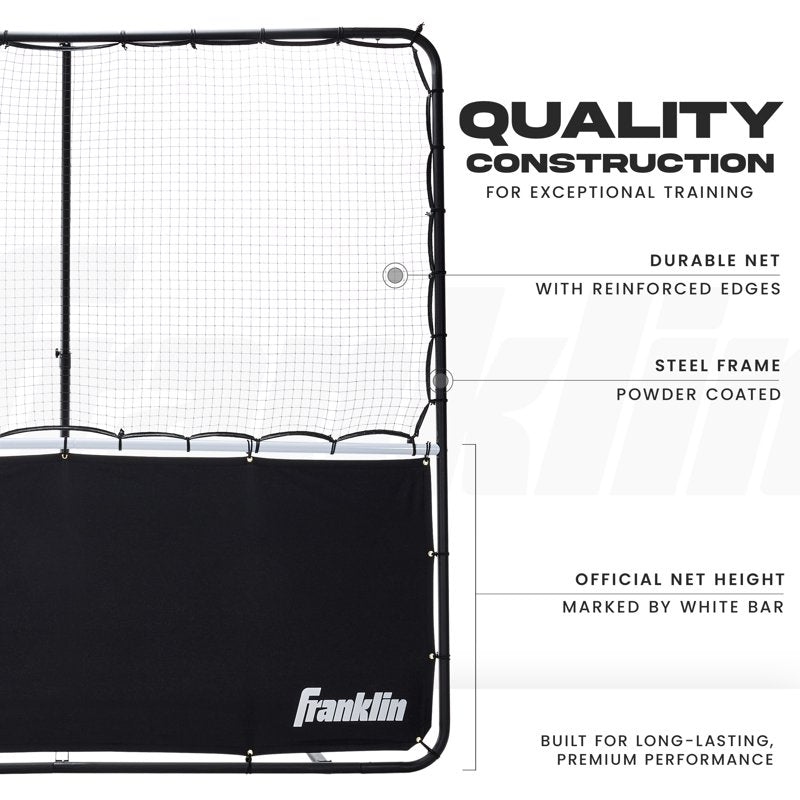 Portable Pickleball Rebounder Net - 83 Inch Practice & Training Equipment