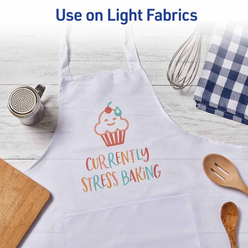 Heat Transfer Paper for Light Fabrics - 18 Sheets for Custom Iron-On Projects