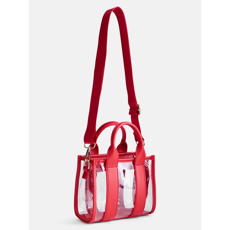 Clear Boxy Tote Bag for Women - Game Day Approved Stadium Bag