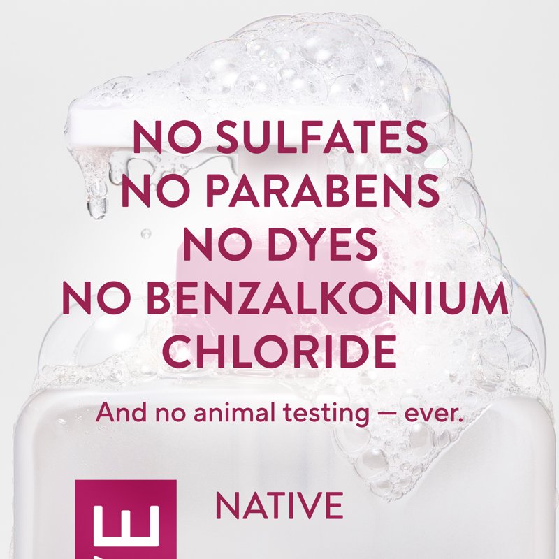 Natural Liquid Hand Soap - Non-Drying, Sulfate-Free Cherry & Vanilla Macaron Scent
