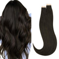 HOTBANANA Tape in Hair Extensions, 20 Inch 40pcs 100g Dark Brown Tape in Hair Extensions Human Hair Tape Hair Extensions Straight Remy Human Hair Tape in Extensions