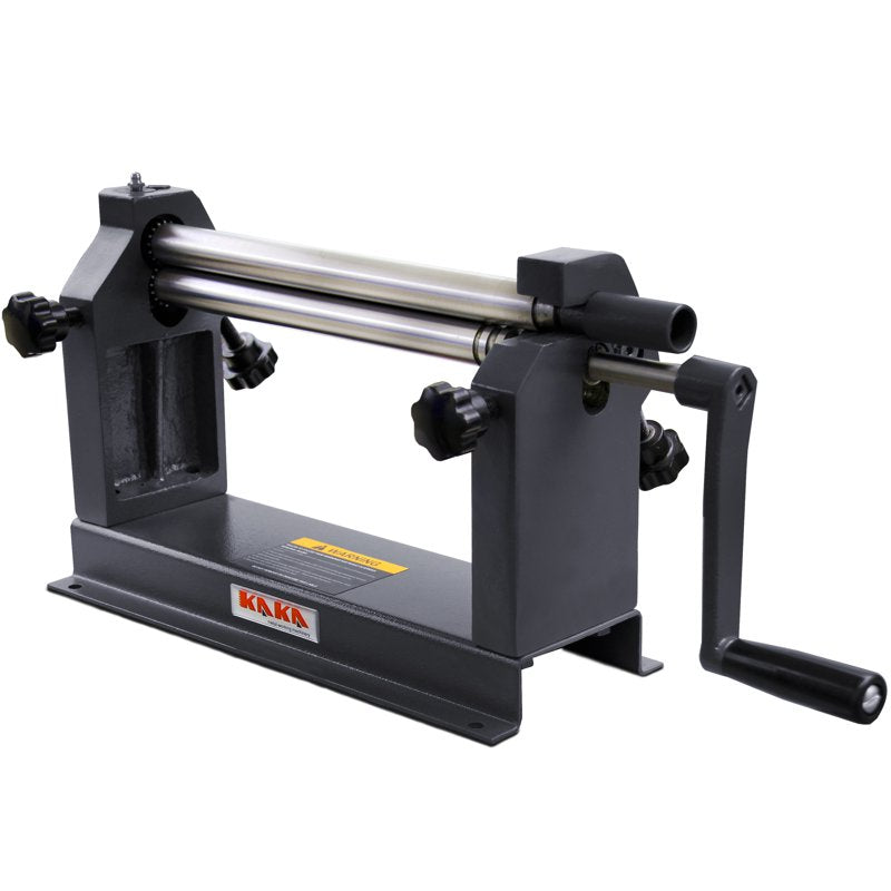 Manual Sheet Metal Roller Machine 12 Inch Capacity for Steel Aluminum Copper