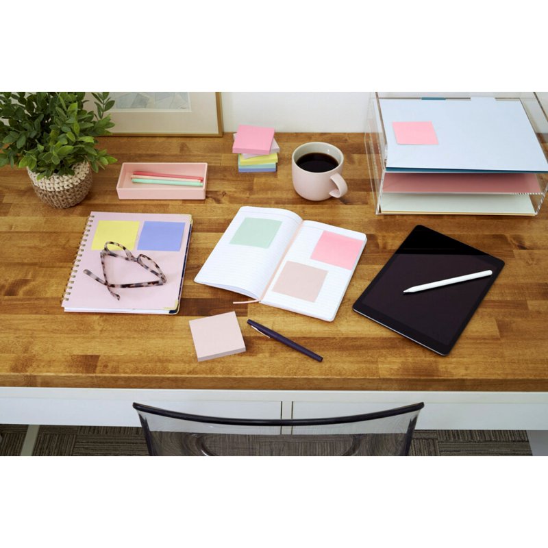 Post-it Greener Notes 4x6 Inch Lined Sticky Notes Sweet Sprinkles Collection - 5 Pads
