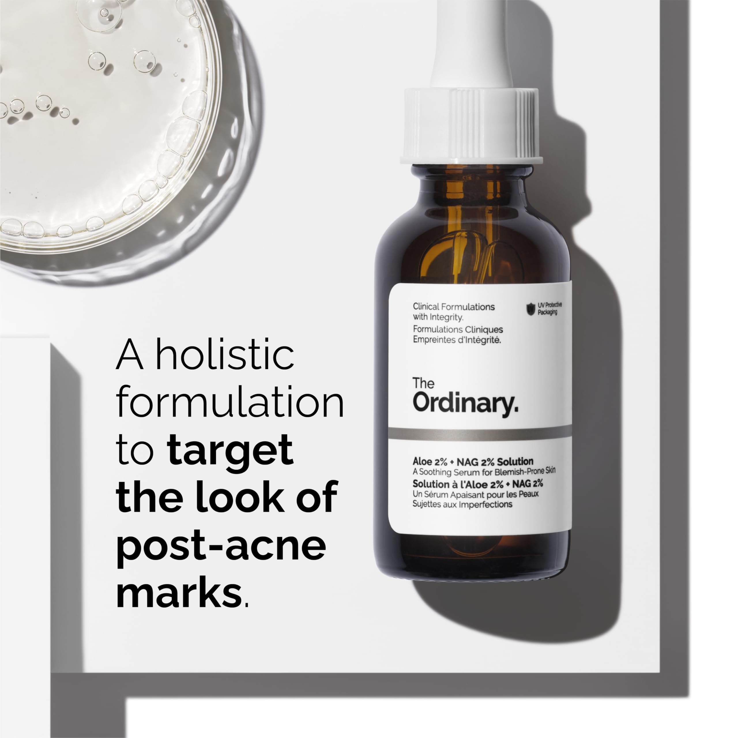 The Ordinary Sensitive Skin Collection, Skin Care Bundle-Blemish-Prone Skin, Glucoside Foaming Cleanser, Aloe 2% + NAG 2% Solution, Niacinamide 10% + Zinc 1%, Natural Moisturizing Factors+Beta Glucan