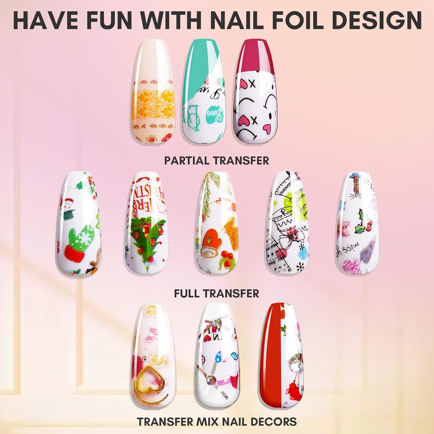 Makartt Nail Foil Glue Gel - Strong Adhesion Transfer Gel for Nail Art, 15ML